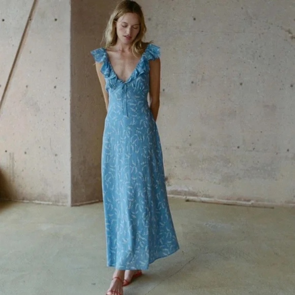 Doen Lulani Dress in Lapis Bluebell Ballad